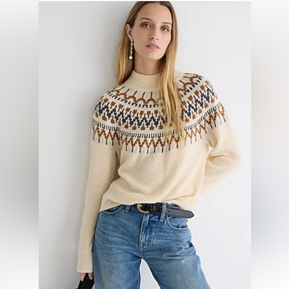 New jcrew fair isle sweater